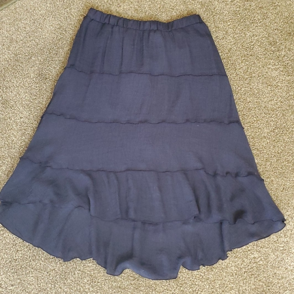 Layered High-Low Skirt